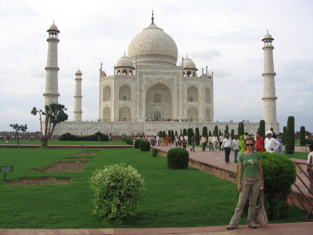 Visita al Taj Mahal en la India