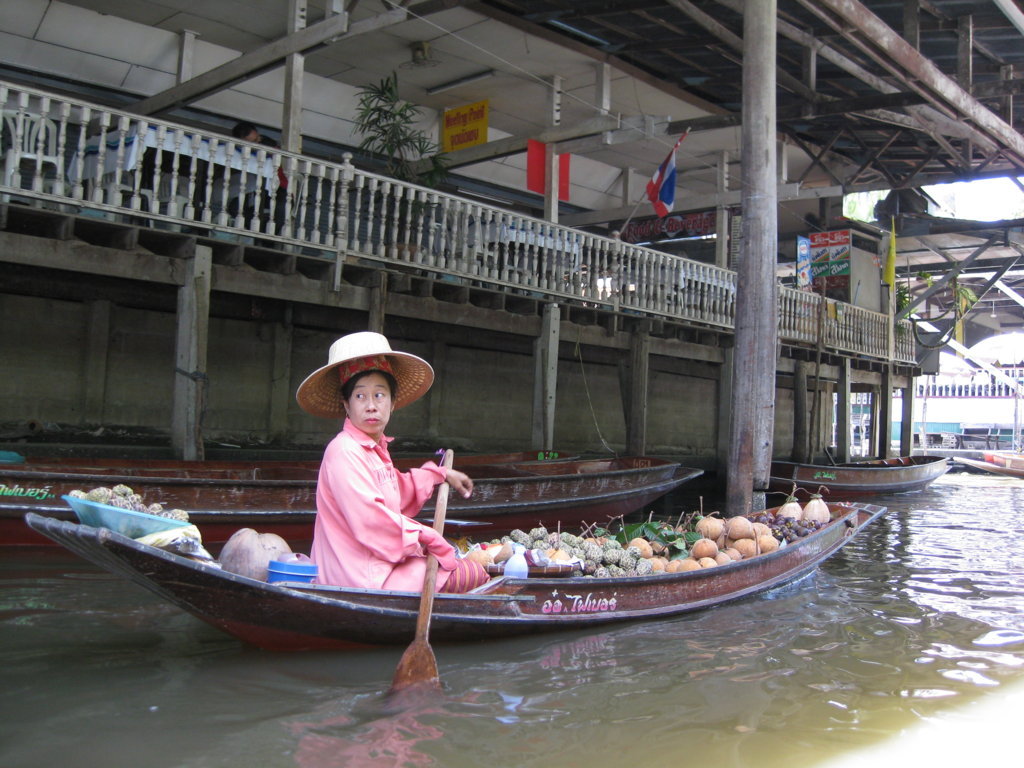 El Mercado Flotante de Bangkok