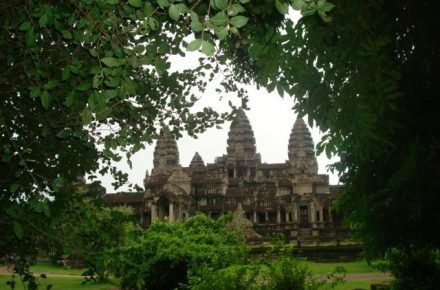 Niños en Angkor