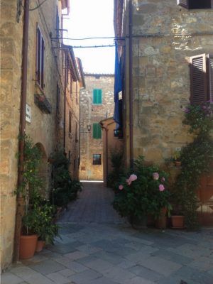 Calles de Pienza, La Toscana.