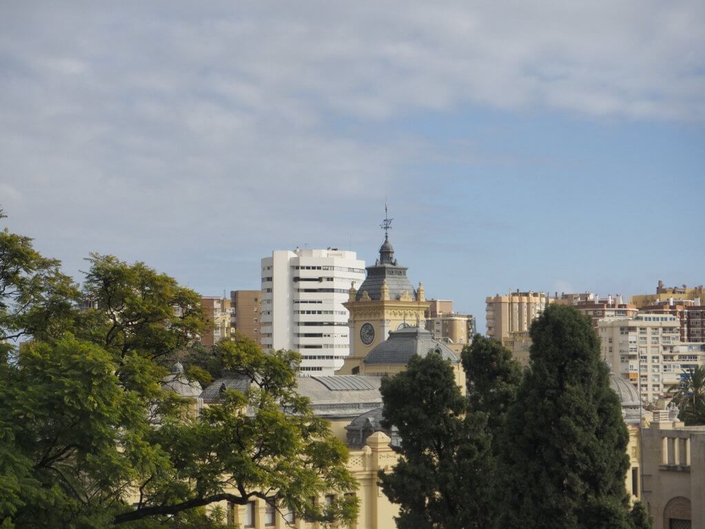 Vistas desde la Alcazaba de Málaga.