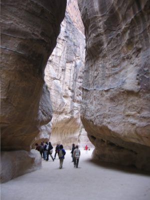 Llegando a Petra, Jordania...