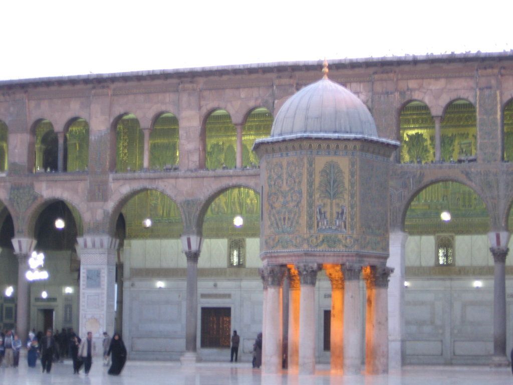 Mezquita de los Omeyas, Damasco, Siria.