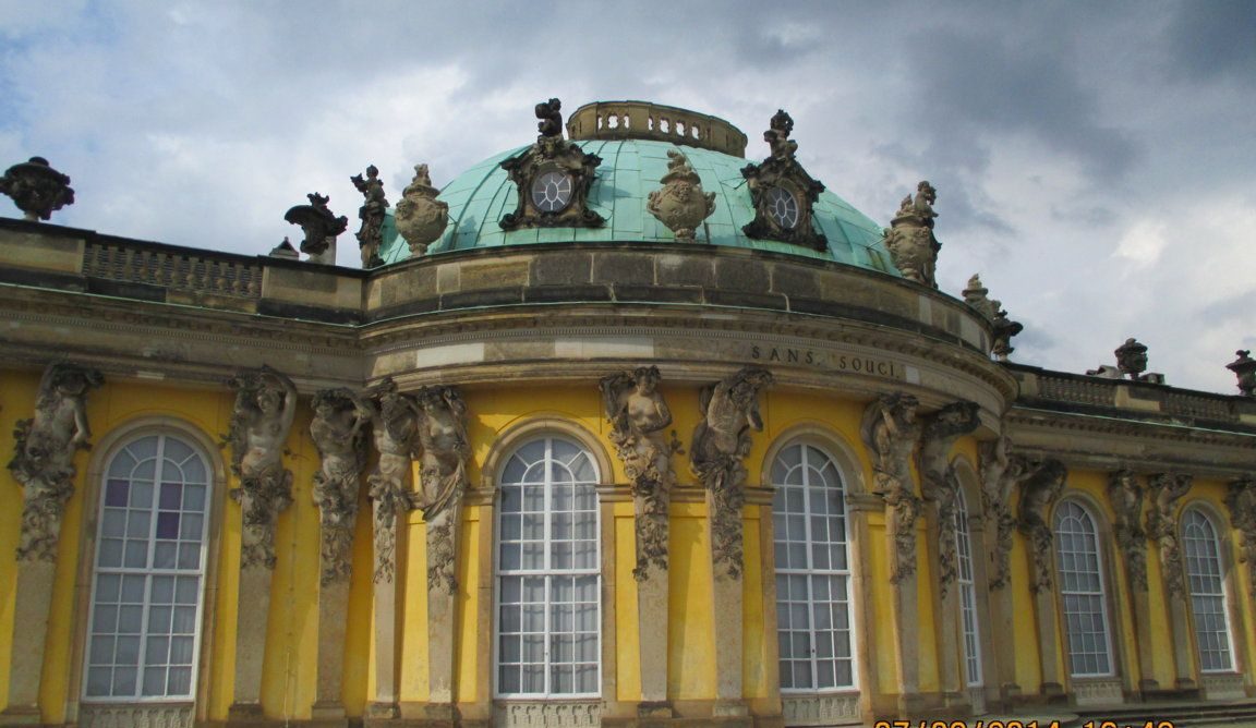El palacio fue construido por Federico II el Grande, Rey de Prusia.