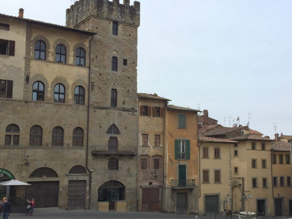 Arezzo en la Toscana