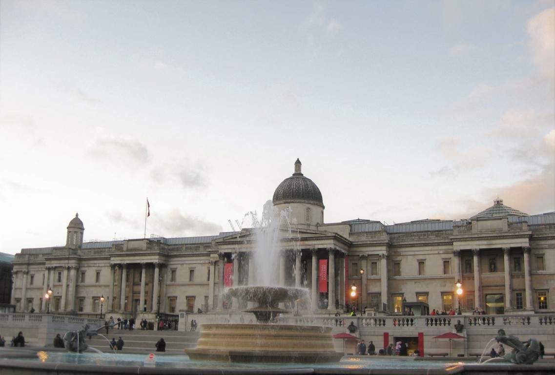 Trafalgar Square y la National Gallery