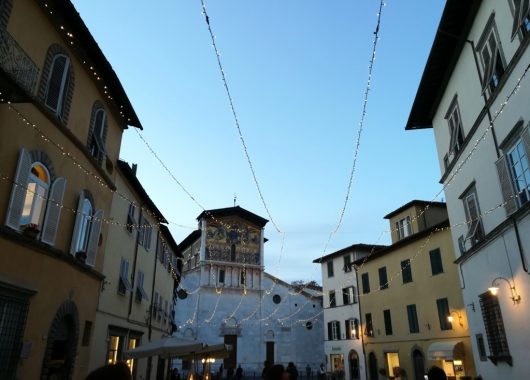 Lucca en la Toscana, visita en diciembre.