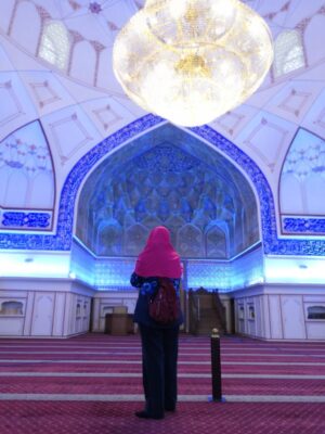Mezquita de Bolo Haus en Bhukara, Uzbekistán