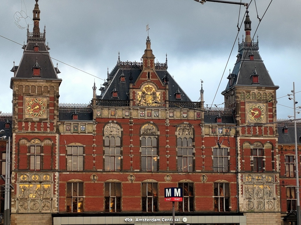 estación de trenes en Amsterdam
